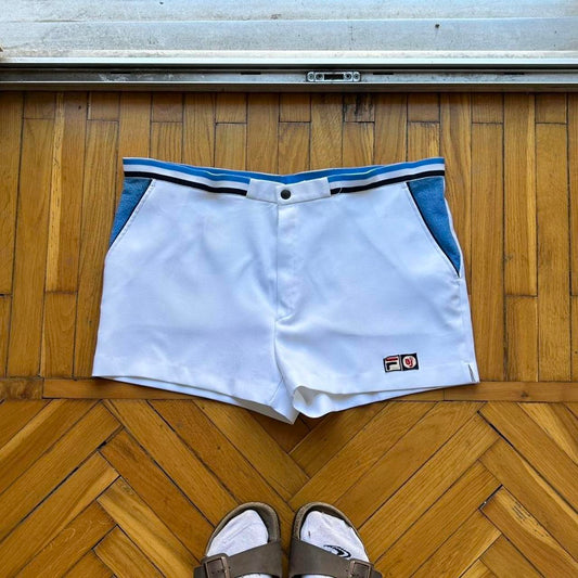 1990s Fila Bjorn Borg Shorts White 38W