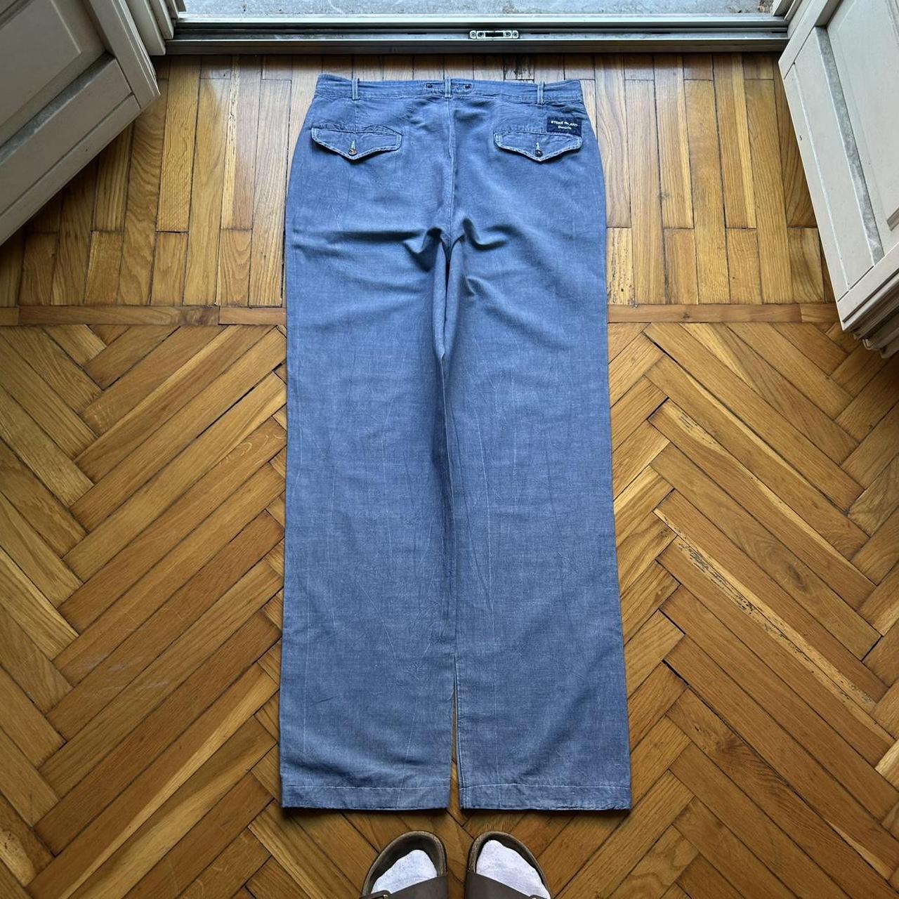 1990s Stone Island Denims Trousers Blue 34W 32L