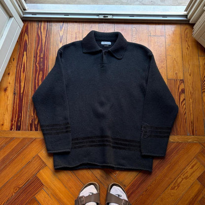 A/W 1997 Stone Island Knitted Jumper Black L