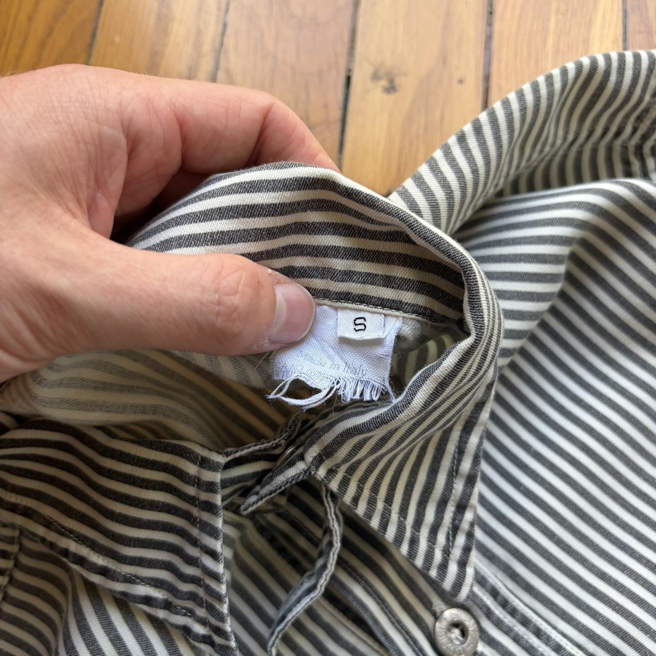 1980s Stone Island Striped Shirt S