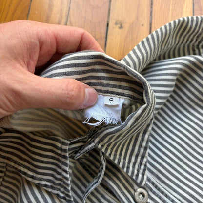 1980s Stone Island Striped Shirt S