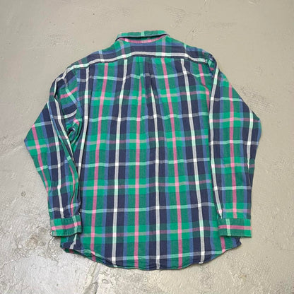 1990s Ralph Lauren Flannel Shirt L