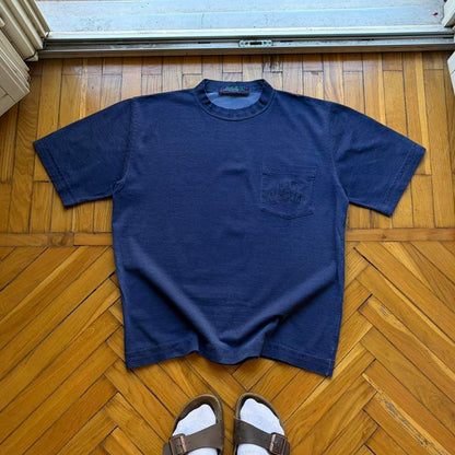 1990s Best Company Pocket T Shirt Navy M