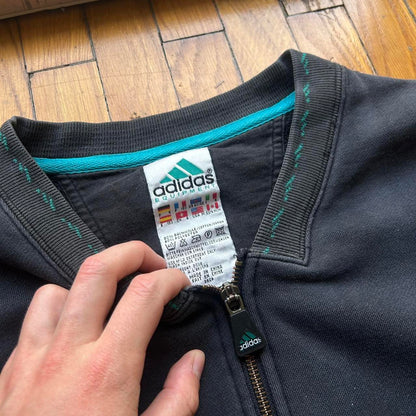 1990s Adidas Equipment Full Zip Sweatshirt L