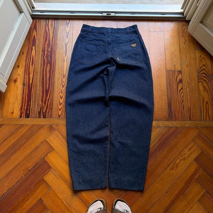 1980s Giorgio Armani Jeans Navy 30W 30L