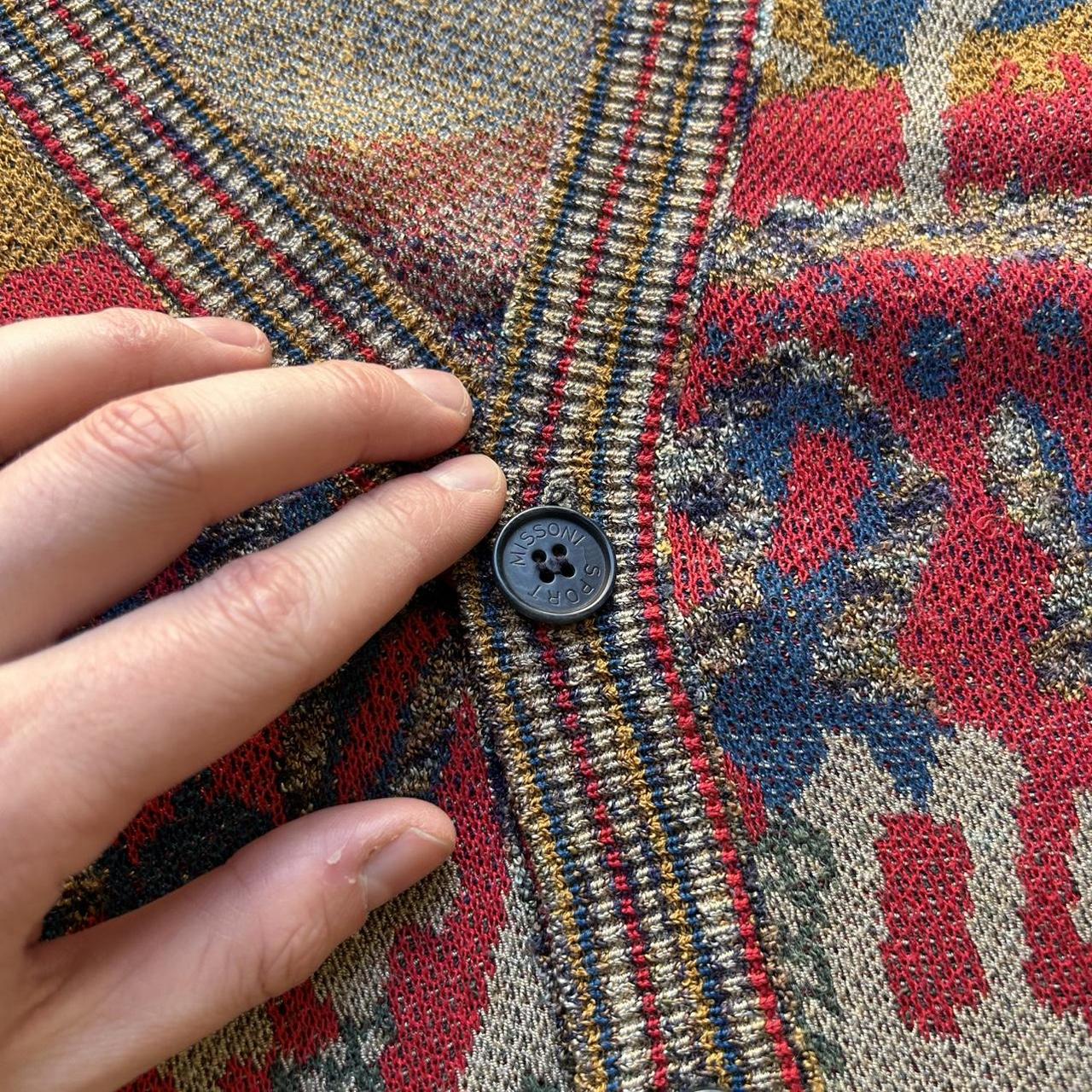 1990s Missoni Sport Knitted Cardigan L
