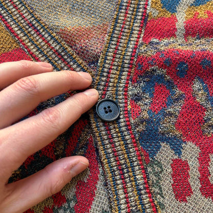 1990s Missoni Sport Knitted Cardigan L