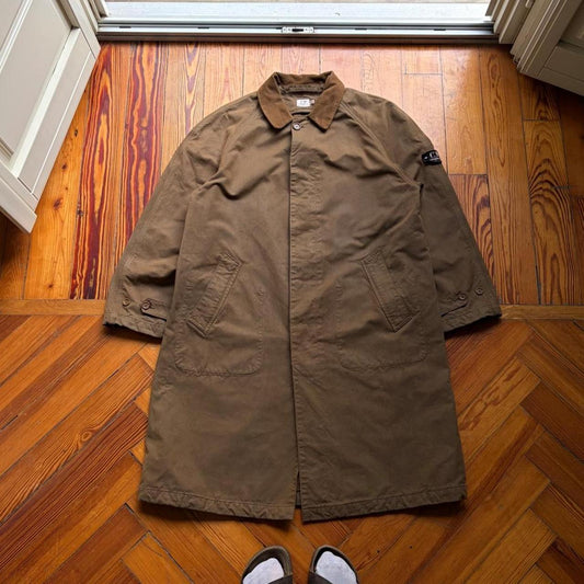 1980s CP Company Trench Coat Brown M/L