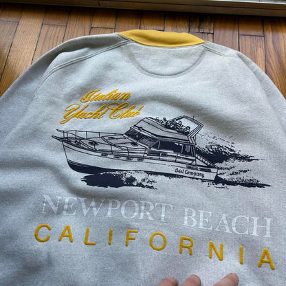 1980s Best Company Cardigan Grey L