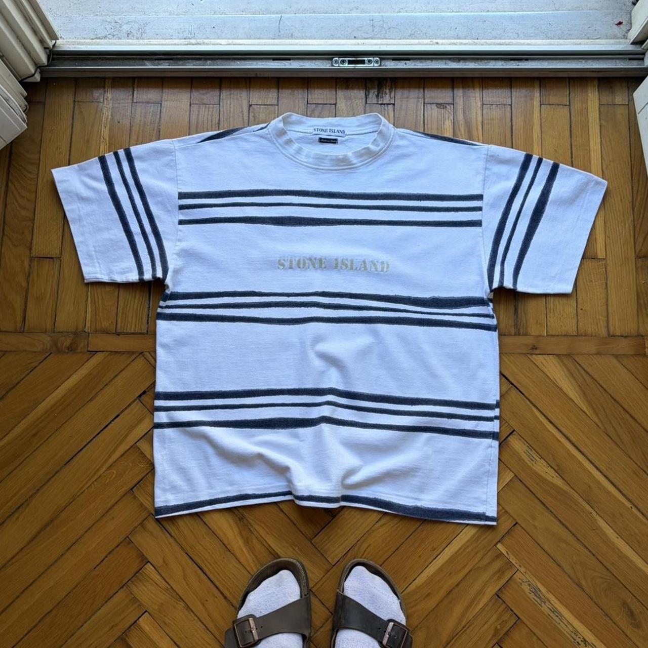 S/S 1996 Stone Island Striped T Shirt M