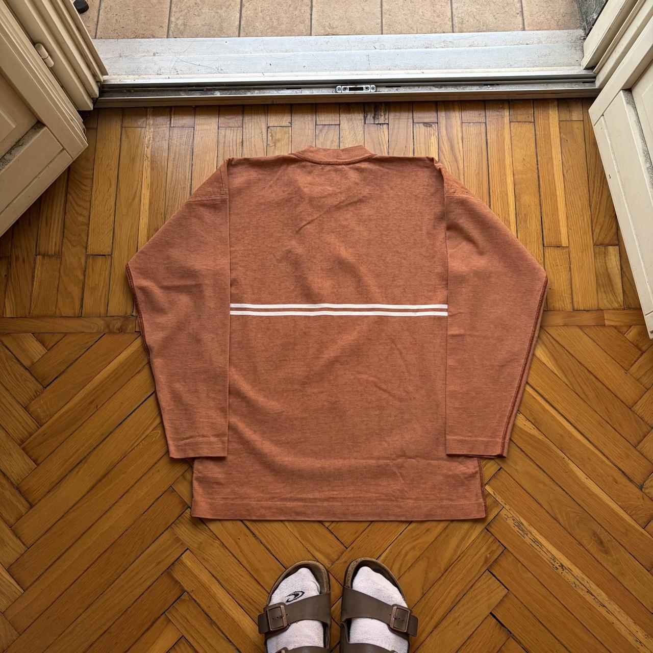 1980s Stone Island LS T Shirt Orange M