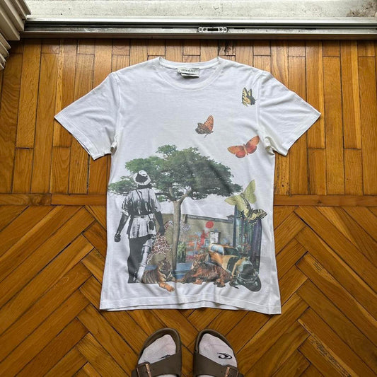 2000s Yves Saint Laurent Graphic T Shirt S