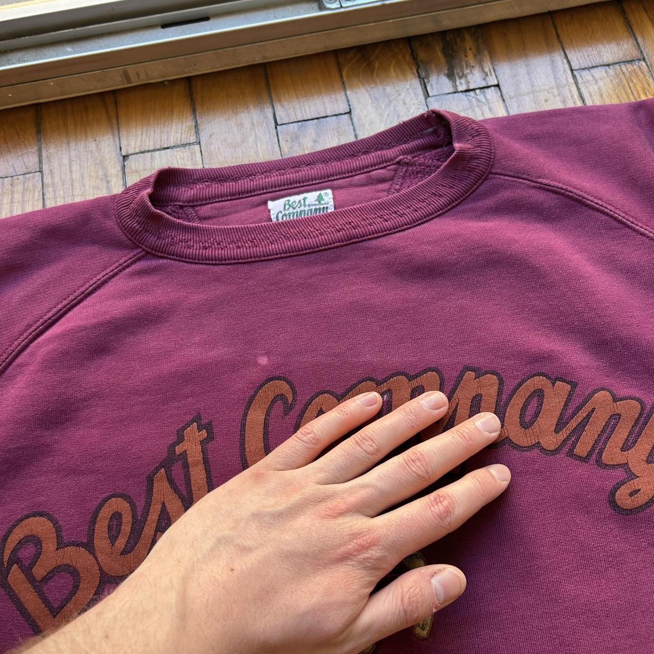 1980s Best Company Sweatshirt Burgundy M