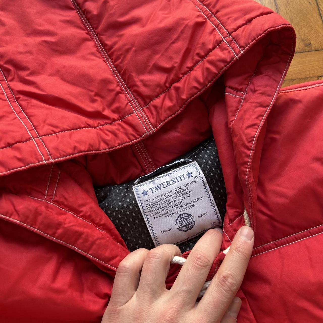 1990s Taverniti Puffer Jacket Red XL
