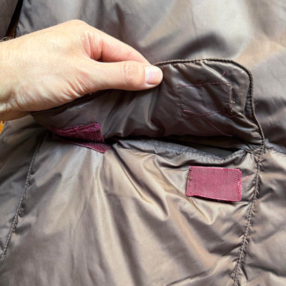 1990s Armani Jeans Puffer Jacket Brown XL