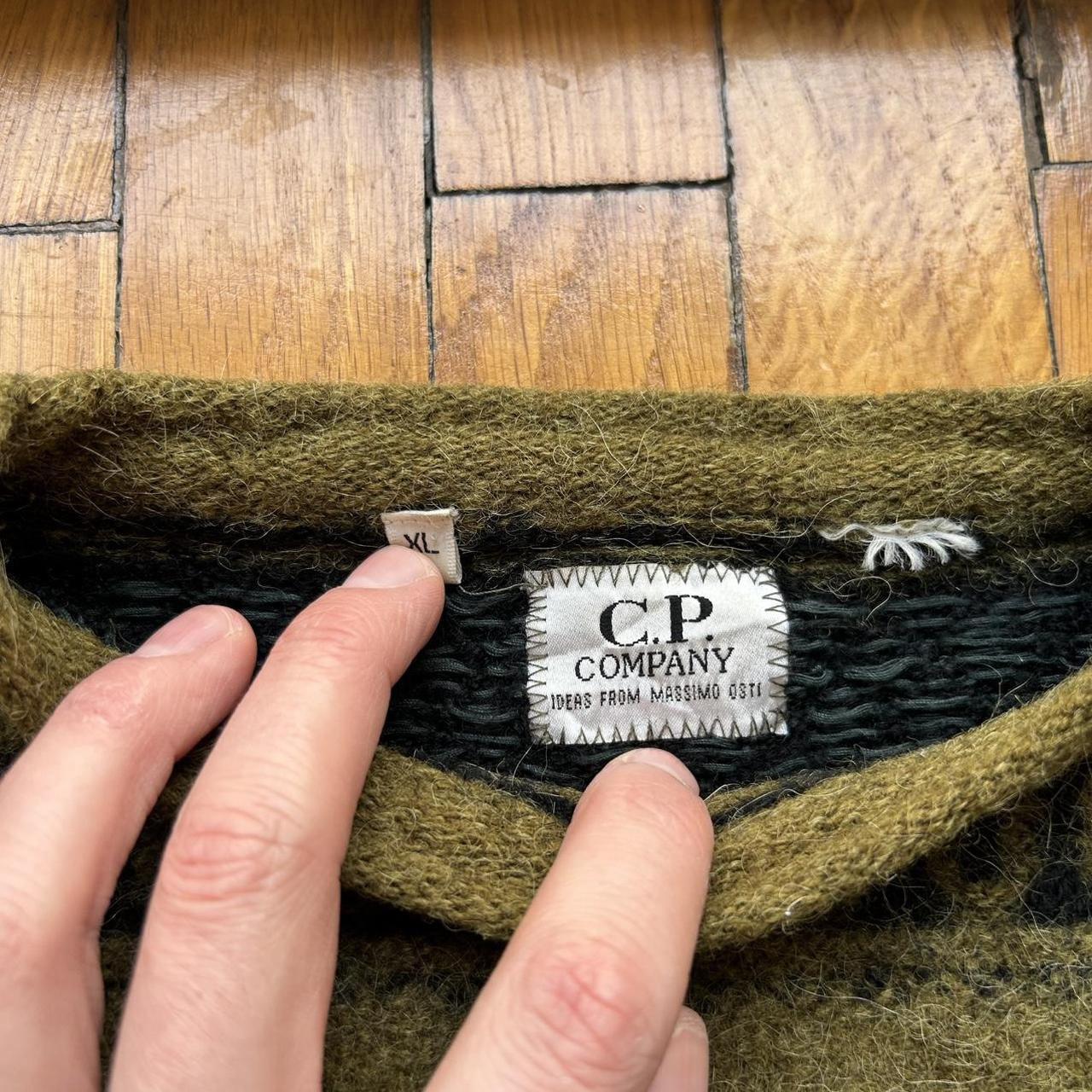 1980s CP Company Knitted Jumper DAMAGED XS