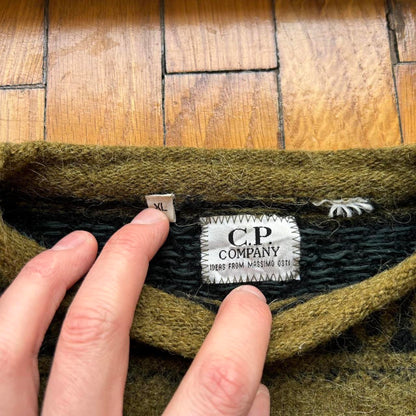 1980s CP Company Knitted Jumper DAMAGED XS