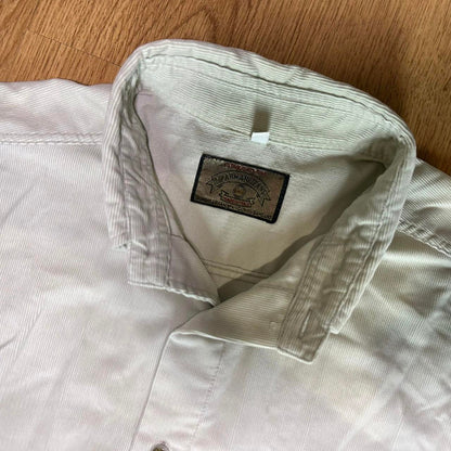 1990s Armani Corduroy Shirt Cream L