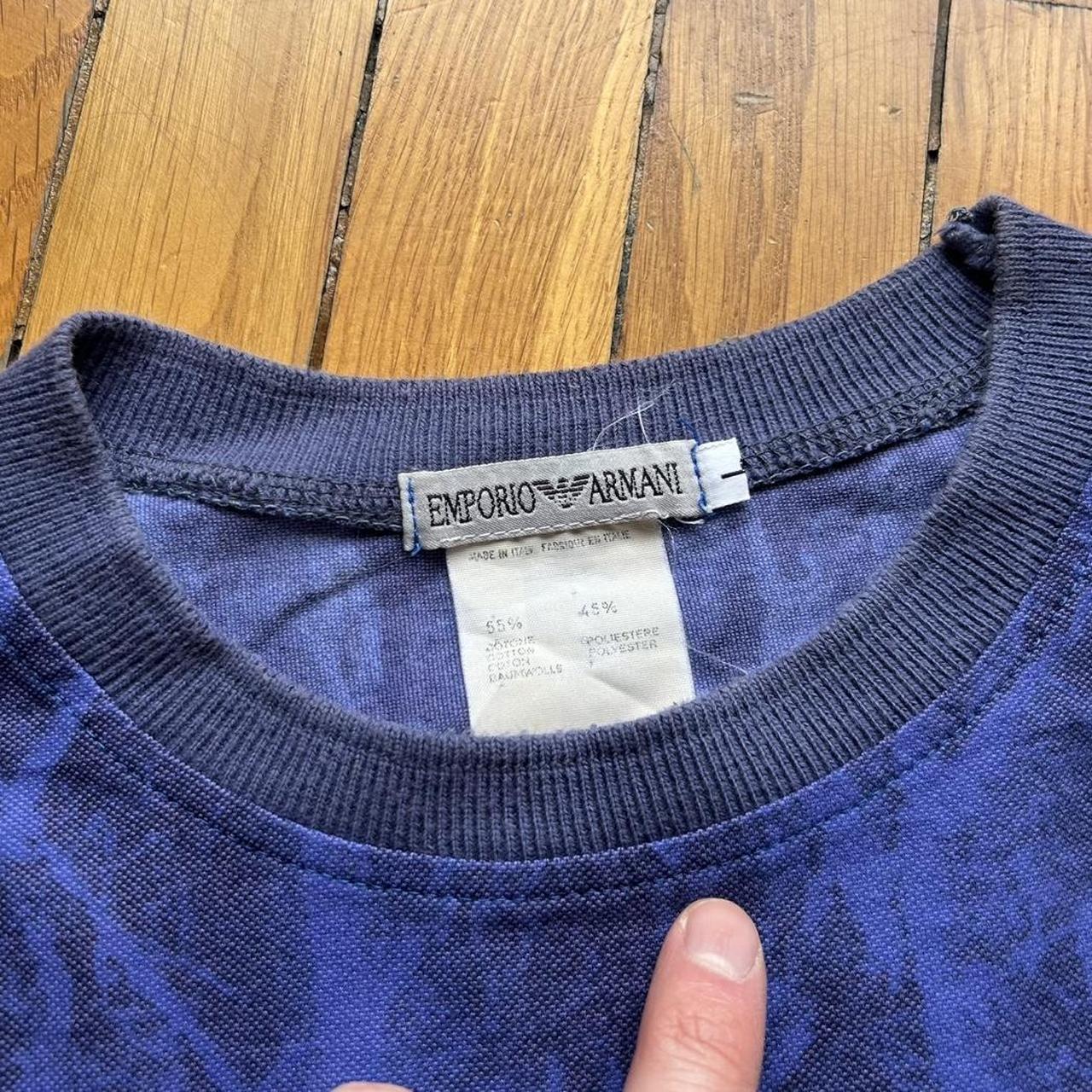 1990s Emporio Armani Graphic T Shirt L