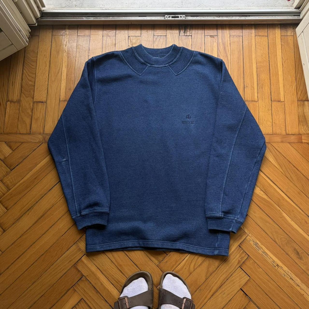 1990s Moschino Sweatshirt Navy M
