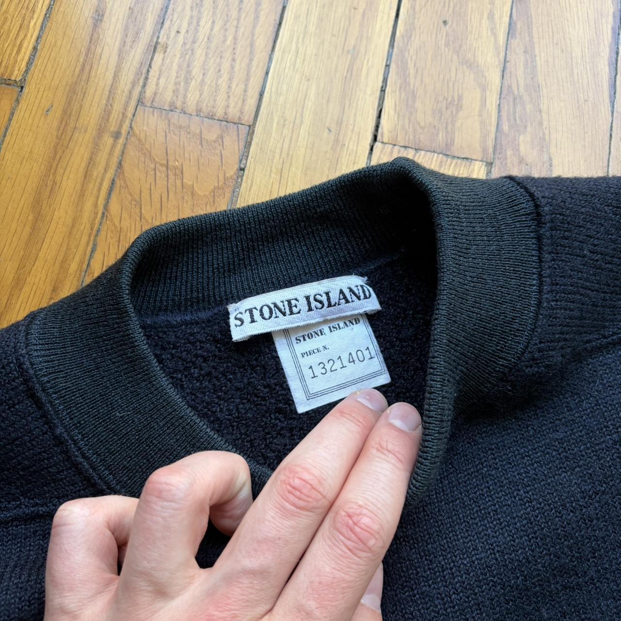 1980s Stone Island Knitted Jumper Navy XL