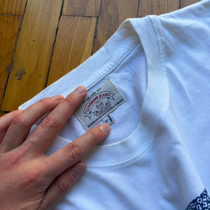 1990s Armani Jeans Save The Whales T Shirt L