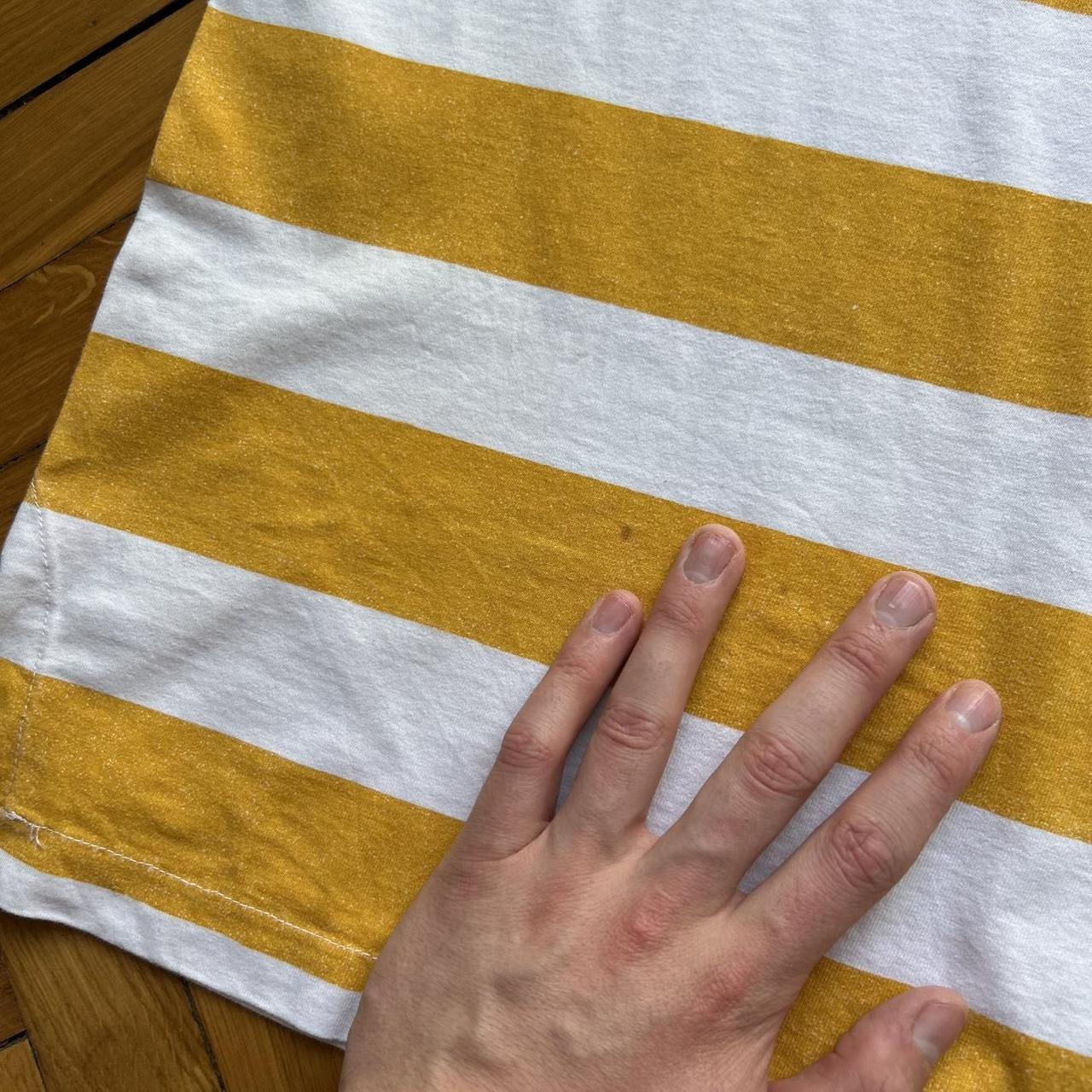 1990s Stone Island Marina Reflective Striped T Shirt L