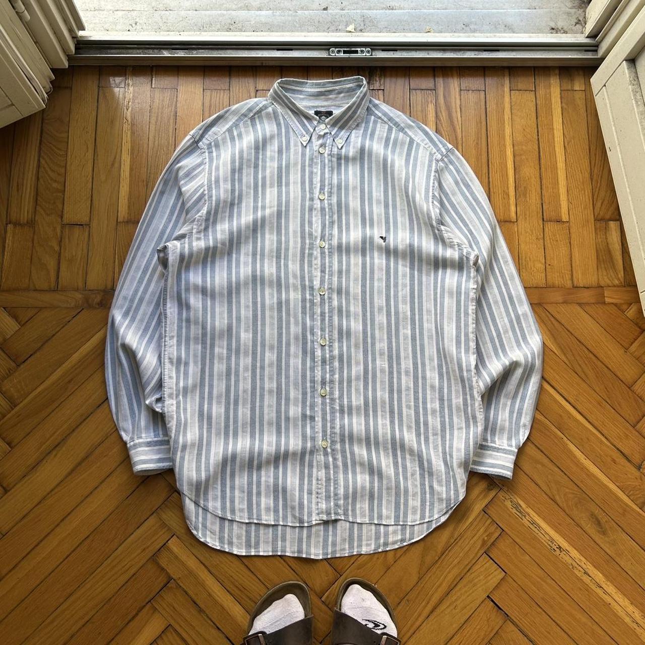 1980s Emporio Armani Striped Shirt L