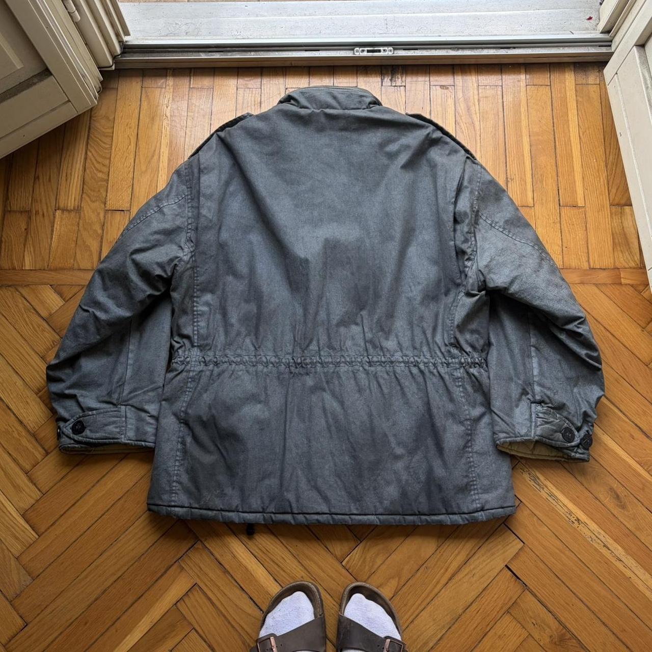 1980s Boneville Navy Arctic Coat Grey XL