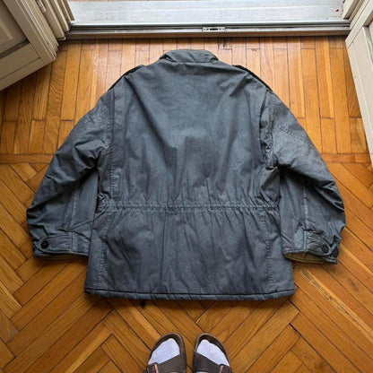 1980s Boneville Navy Arctic Coat Grey XL