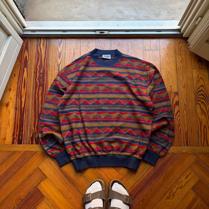 1990s Missoni Sport Pattern Sweatshirt L
