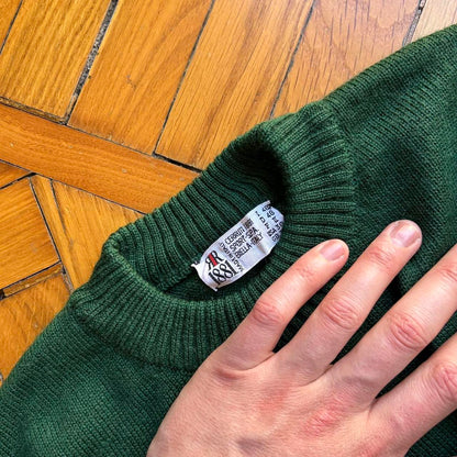 1980s Cerruti 1881 Knitted Jumper Green S