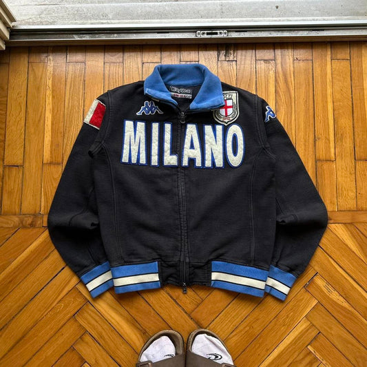 2000s Kappa Milano Full Zip Sweatshirt XS