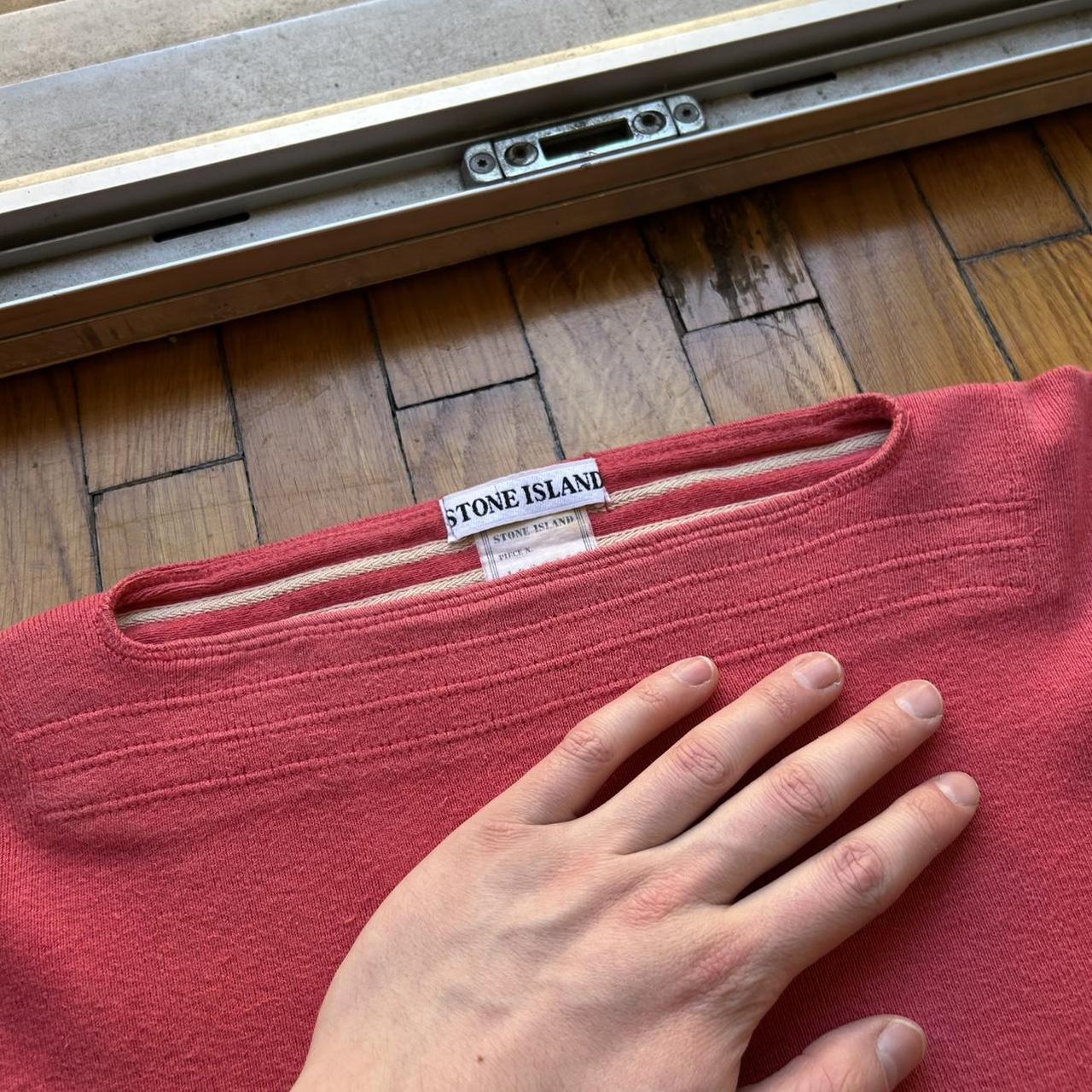 1980s Stone Island Sweatshirt Red M