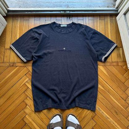 1980s Stone Island T Shirt Navy L