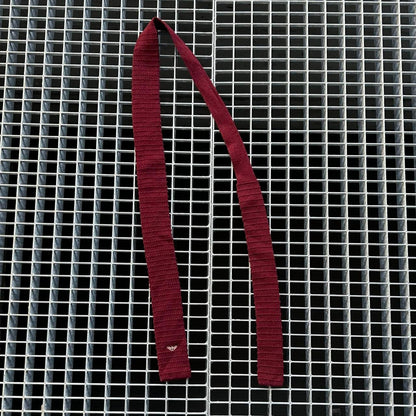 1980s Giorgio Armani Tie Burgundy