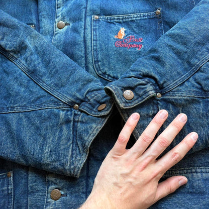1980s Best Company Denim Coat XXL