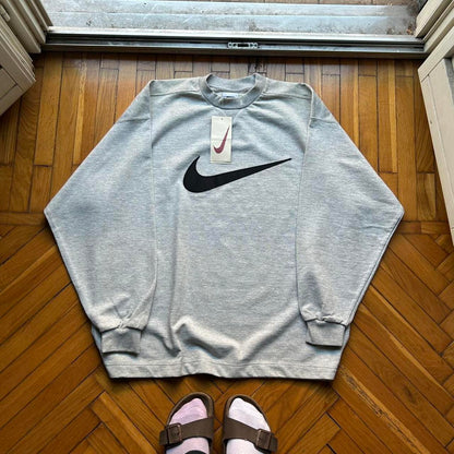 1990s BNWT Nike Sweatshirt Grey XL