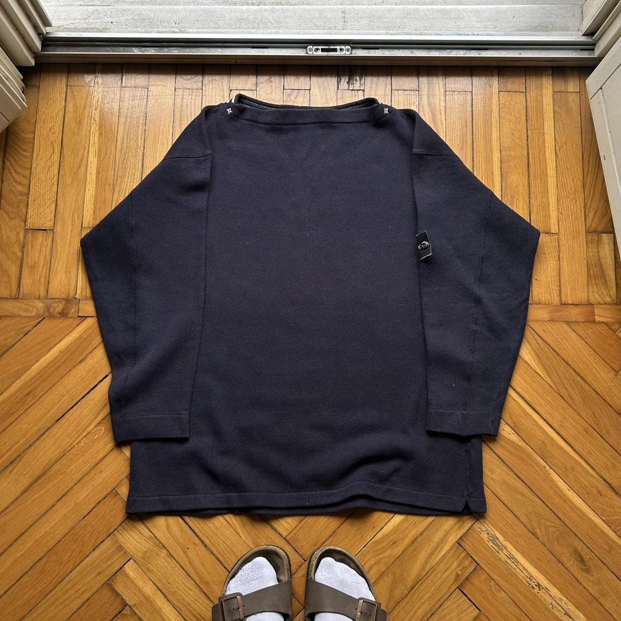 1980s Stone Island Sweatshirt Navy L (NO BADGE)