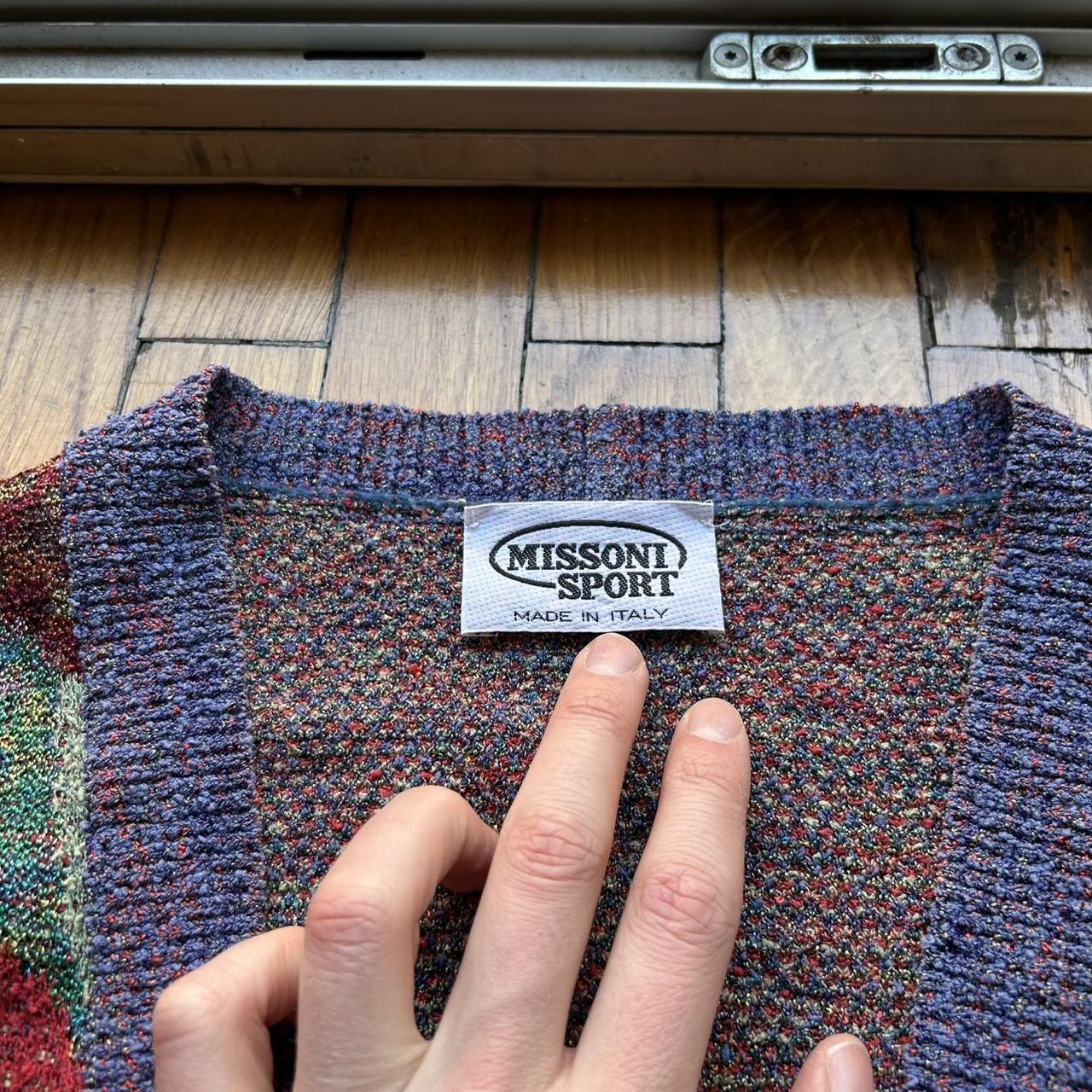 1990s Missoni Sport Knitted Cardigan M