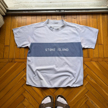 1990s Stone Island T Shirt Blue M