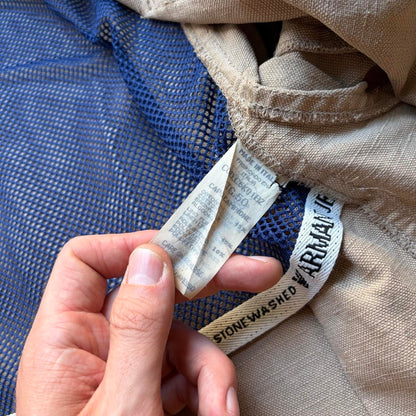 1990s Armani Jeans Multipocket Jacket Beige XL