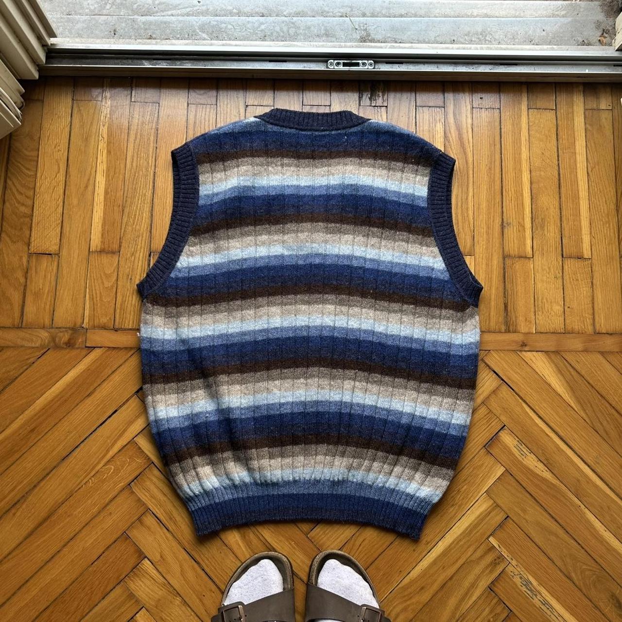 1990s Benetton Knitted Sweater Vest L