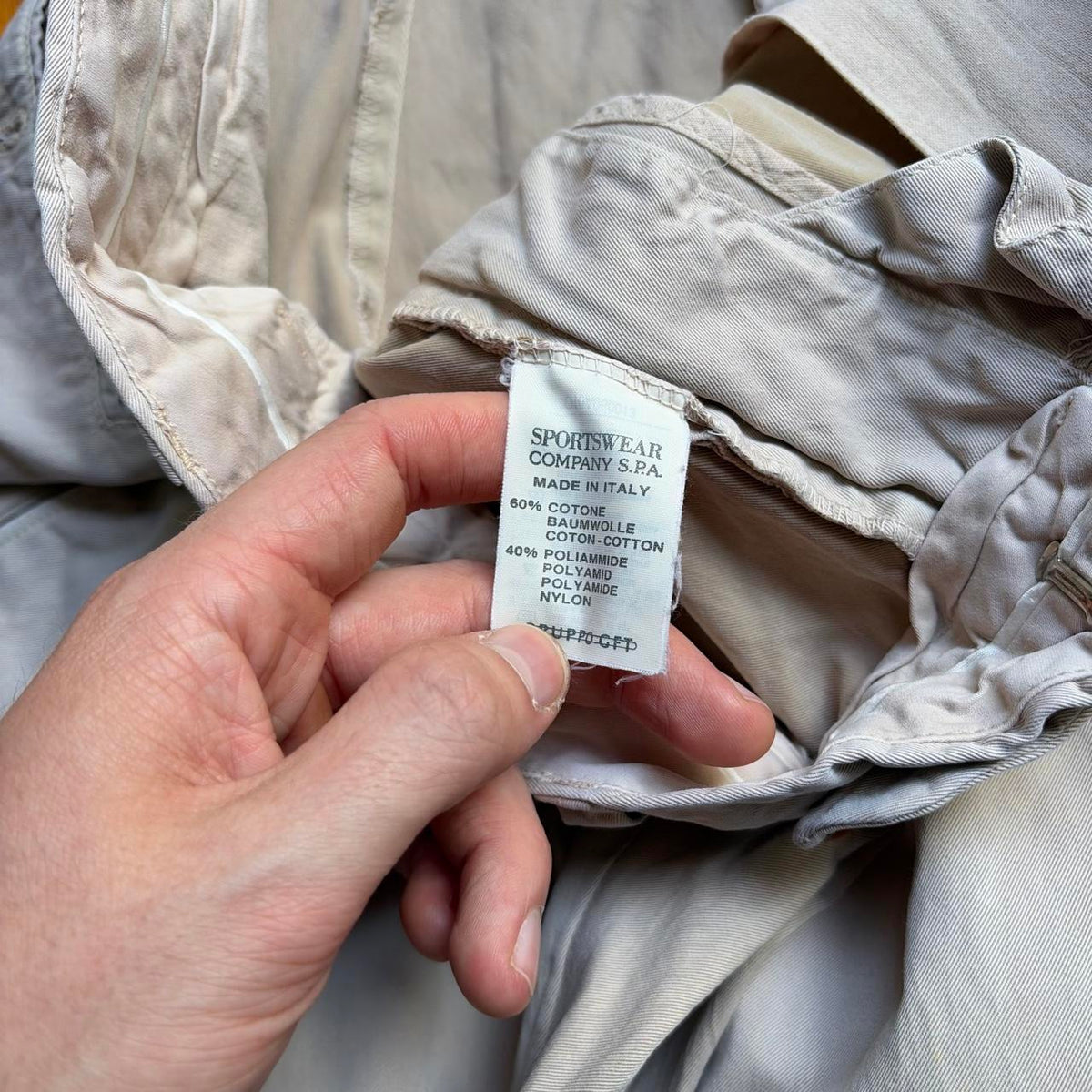 1990s CP Company Trousers Beige 32W 32L