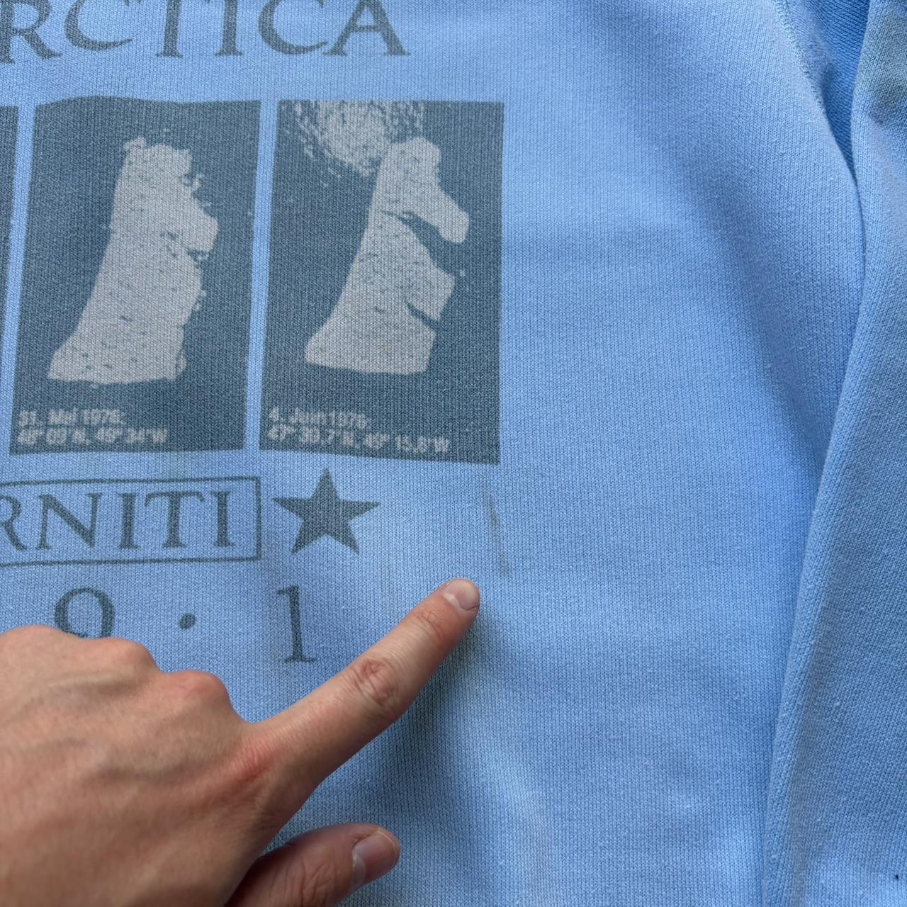 1991 Taverniti Antarctica Sweatshirt Blue M