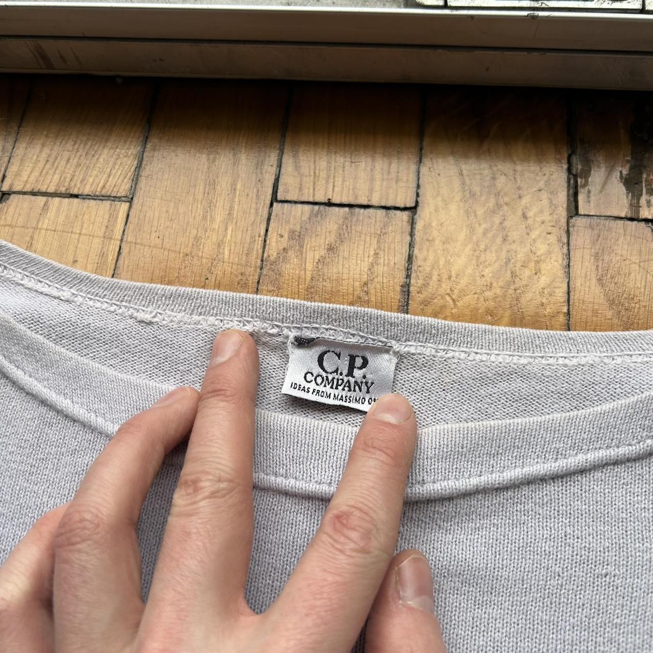 1980s CP Company Fine Cotton Knitted Jumper XL