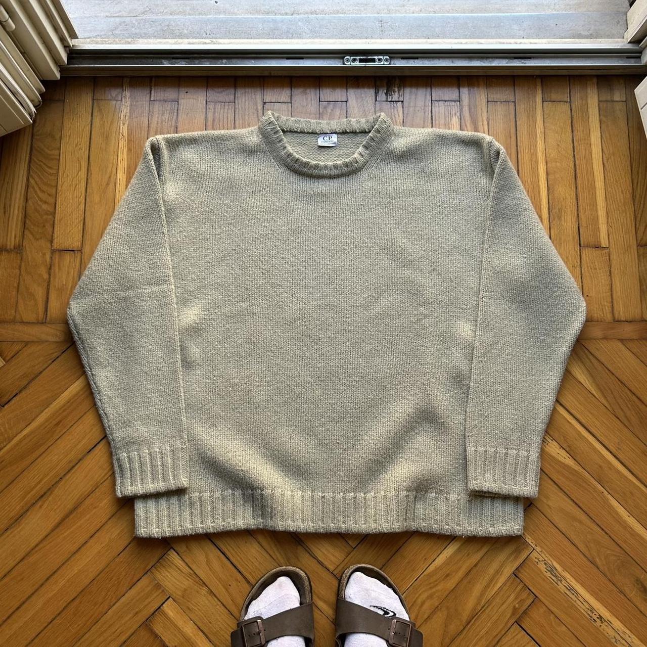 1980s CP Company Knitted Jumper Green L