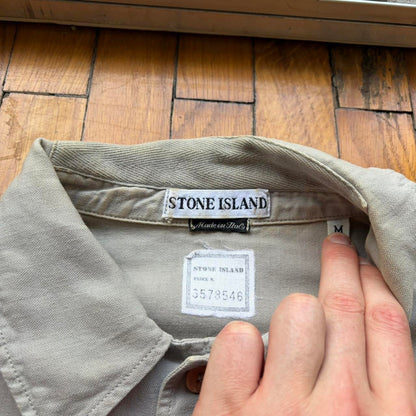 S/S 1996 Stone Island Marina Linen & Cotton Shirt M