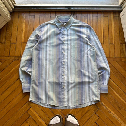 1990s Missoni Sport Striped Shirt L