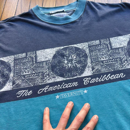 1990s J Taverniti T Shirt Blue L